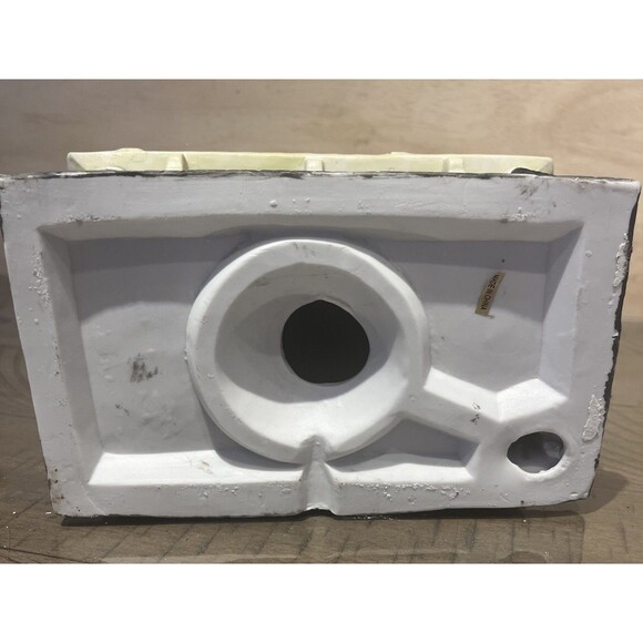 Vintage Train Station Christmas Trim A Home Village Town Porcelain Holiday 1996 - Picture 5 of 6